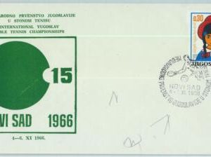 95603 - YUGOSLAVIA - POSTAL HISTORY - SPECIAL POSTMARK on Cover PING PONG  1966