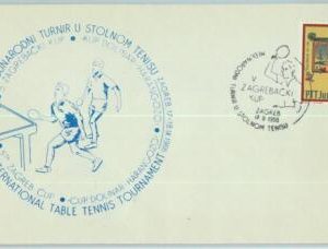 95615  - YUGOSLAVIA - POSTAL HISTORY - SPECIAL  Cover PING PONG  1966