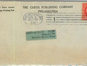 91320 - UNITED STATES USA - POSTAL HISTORY - EARLY Cover from PHILADELPHIA 1899