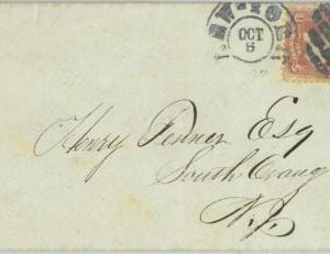 91328 - UNITED STATES USA - POSTAL HISTORY - EARLY Cover from NEW YORK