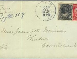 91341 - UNITED STATES USA - POSTAL HISTORY - REGISTERED Cover BERLIN, CONN 1906