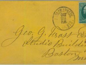 91339 - UNITED STATES USA - POSTAL HISTORY - EARLY Cover from INDIANAPOLIS 1881