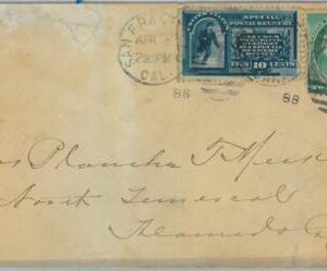 91330 - UNITED STATES USA - POSTAL HISTORY -  SCOTT # E2 Special Del on Cover