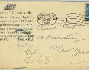 91367 - USA - POSTAL HISTORY - ADVERTISING Cover NEWARK, NJ  1888 Wine BOATS