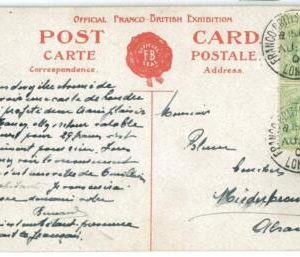 BK1878 - GB - POSTAL HISTORY - Olympic Games  EXPO 1908 POSTMARK during Games