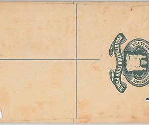 British Central Africa -  POSTAL STATIONERY COVER overprinted SPECIMEN