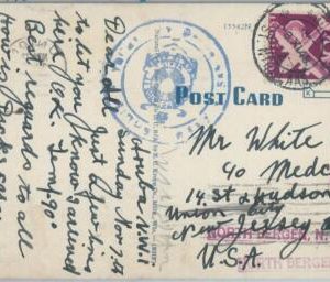 82092 - CURACAO - POSTAL HISTORY -  POSTCARD    to USA  1948