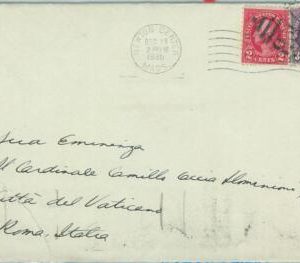 67249 - USA - Postal History - COVER for Camillo Caccia Dominioni  VATICANO 1935