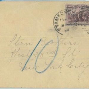 67248 -  USA - Postal History -  Columbus 2 cnt on COVER  1894 - TAXED!