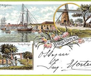 ah0266 - BARBADOS - VINTAGE   POSTCARD -  1902