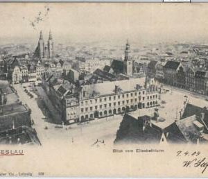 66329 - POLAND  - VINTAGE collectable POSTCARD: Wrocław BRESLAU 1904