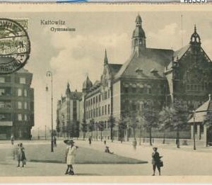 66333 - POLAND  - VINTAGE collectable POSTCARD: Katowice 1922