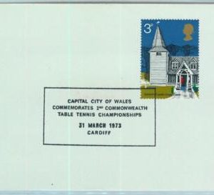 95581 - GB ENGLAND - POSTAL HISTORY - SPECIAL POSTMARK on cover PING PONG 1973
