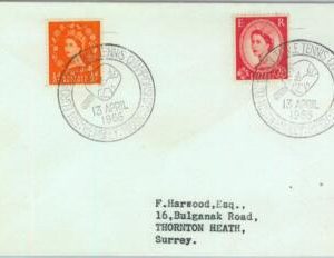 95580 - GB ENGLAND - POSTAL HISTORY - SPECIAL POSTMARK on cover PING PONG 1966