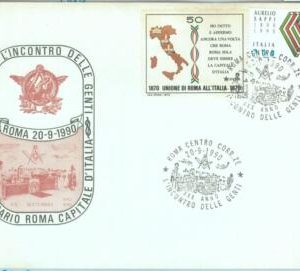 86695 -  ITALY  - Postal History -  COVER 1990  Freemasonry MASONICA