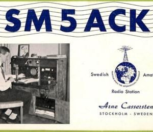 ad2661 - SWEDEN - RADIO CARD - Stockholm - 1951