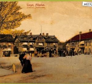 ad2703 - SWEDEN - VINTAGE POSTCARD - Torget