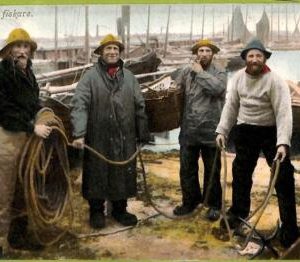 ad2675 - SWEDEN - VINTAGE POSTCARD - Swedish fishermen