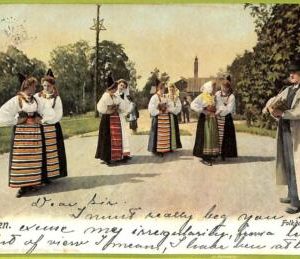 ad2676 - SWEDEN - VINTAGE POSTCARD - Costumes, ETHNIC - 1901