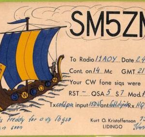 ad2745 - SWEDEN - RADIO CARD