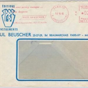 65431 - FRANCE - Postal History - POSTMARK on COVER 1974 - MUSIC Instruments
