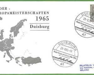 af3712 - GERMANY - POSTAL HISTORY - FDC COVER -  ROWING Canoes - 1965