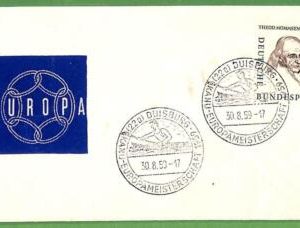 af3727 - GERMANY - POSTAL HISTORY - Cover - ROWING Canoes - 1959