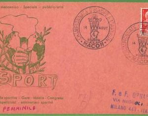 af3741 - FRANCE - POSTAL HISTORY - Illustrated card - ROWING Canoes - 1959