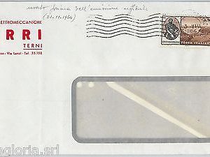 59919  REPUBBLICA - STORIA POSTALE : S. 998 su  BUSTA usato PRIMA DELL'EMISSIONE