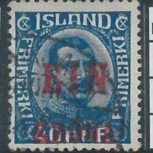 78627  - ICELAND -  STAMP  - MICHEL  # 121 -    USED