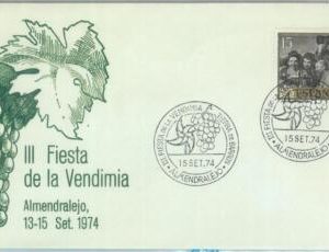 86829 - SPAIN - POSTAL HISTORY - Special postmark and COVER - WINE 1974