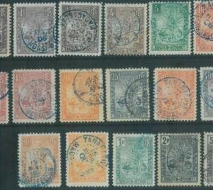 88072 - MADAGASCAR -  STAMPS :  Yvert   #  63 / 77 + 63a + 68a - Fine USED