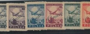 78649 - POLAND - STAMPS Set: MICHEL  #  A564 / B565  overprint -  MNH Airplanes