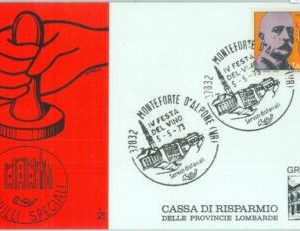86827 - ITALY - POSTAL HISTORY - Special postmark on   CARD - WINE 1973