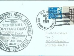 86533 - USA - Postal History - COVER from ANTARCTIC BASE - Deep Freeze 1979