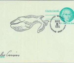 86536 - USA - Postal History - Fancy cancel on STATIONERY CARD 1985:  Whale