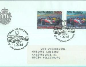 89908 - SAN MARINO - Postal History - SPECIAL POSTMARK 1983 AUTO Formula 1