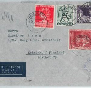 77498 - GERMANY - POSTAL HISTORY - CENSORED COVER to FINLAND   1942