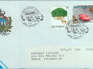 89901 - SAN MARINO - Postal History - SPECIAL POSTMARK 1990 AUTO Mille Miglia
