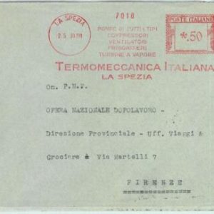 90477 - ITALY - POSTAL HISTORY: Red ADVERTISING Postmak TECHNOLOGY refrigeration