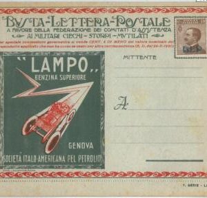69594 - ITALY - POSTAL HISTORY - BLP Advertising COVER # 4  - AUTO petrol CARS