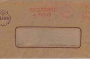 79251 - FINLAND - Postal History - MECHANICAL red POSTMARK on COVER - SHELL 1962