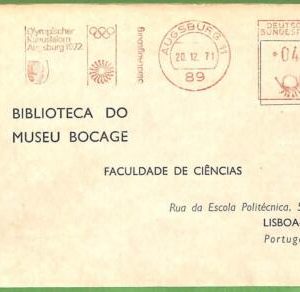 af3714 - GERMANY - POSTAL HISTORY - Cover - ROWING Canoes - 1971