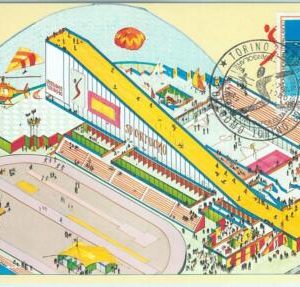 67864 - ITALY - POSTAL HISTORY -  Event  POSTCARD:  VOLLEYBALL 1980 Torino