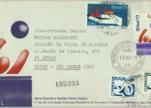67869 - BRAZIL - POSTAL HISTORY - FDC  COVER:  VOLLEYBALL 1973