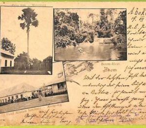 ah0289 - GHANA - VINTAGE   POSTCARD - 1903 Gold Coast