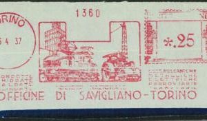 90518 - ITALY - POSTAL HISTORY - RED Mechanical Postmark - Electric TRAINS 1937