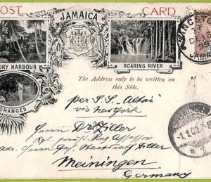 ah0303 - JAMAICA - VINTAGE POSTCARD - 1899