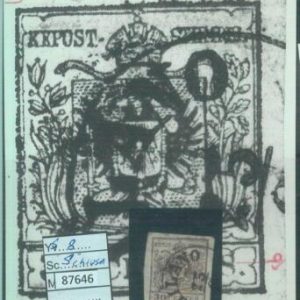 87646 - ITALY Antique States: LOMBARDO VENETO -  STAMP - Sassone 8 Finely USED