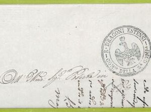 ab3509 - ITALY - Postal History - PREPHILATELIC Cover:  EAGLES birds 1850